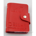 Promotion PU Leather Card Holder with Logo Embossed